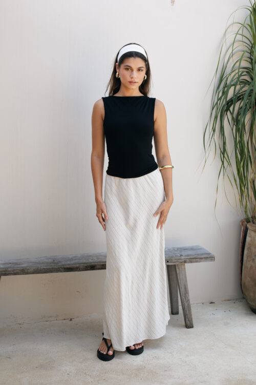 Lauren skirt pinstripe berawa