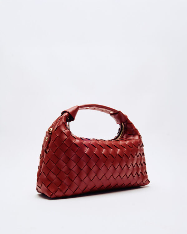 Dandy Braided Florence Maroon w. Gold nunoo bags