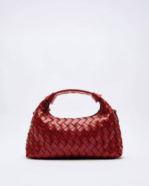 Dandy Braided Florence Maroon w. Gold nunoo bags