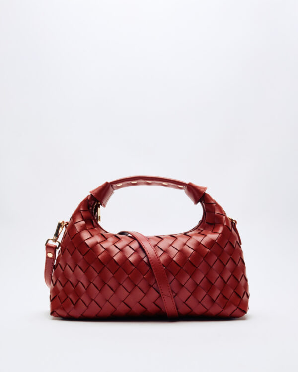Dandy Braided Florence Maroon w. Gold nunoo bags