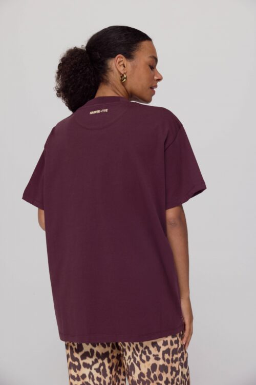 Dramaqueen t-shirt dark fudge harper and yve