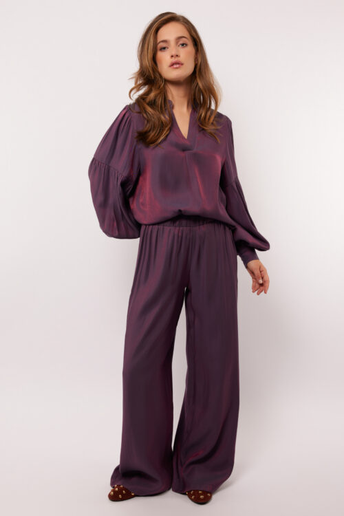 Loretta pants paars fluresk