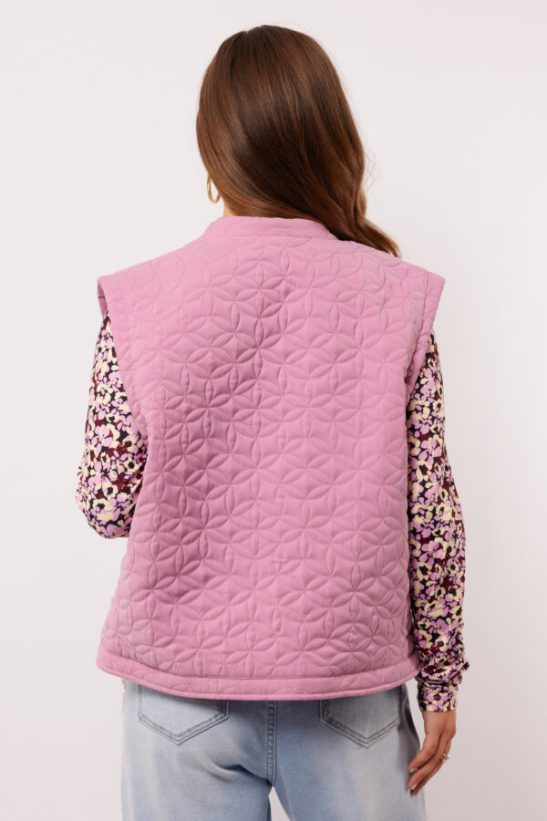 Mealis gilet fluresk roze