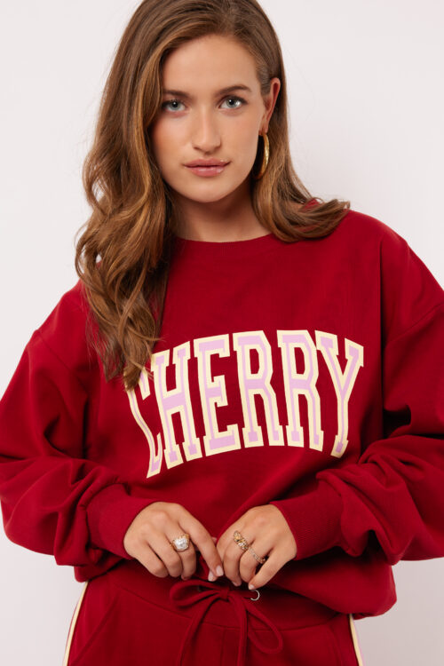 Senara sweater rood fluresk