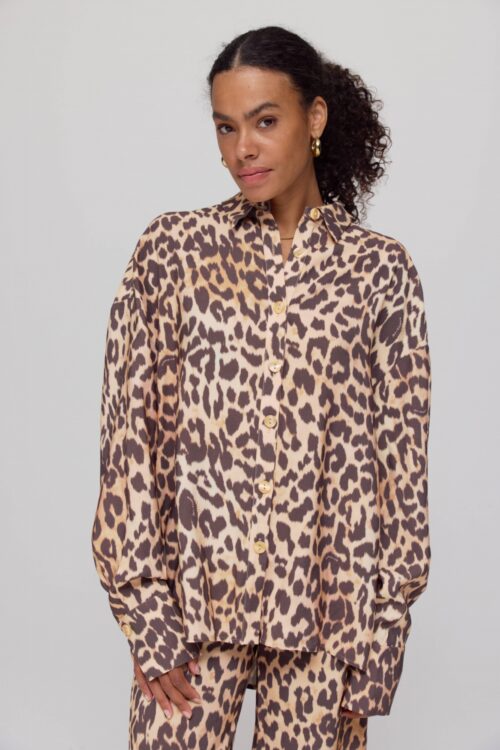 Yalena blouse panterprint harper and yve