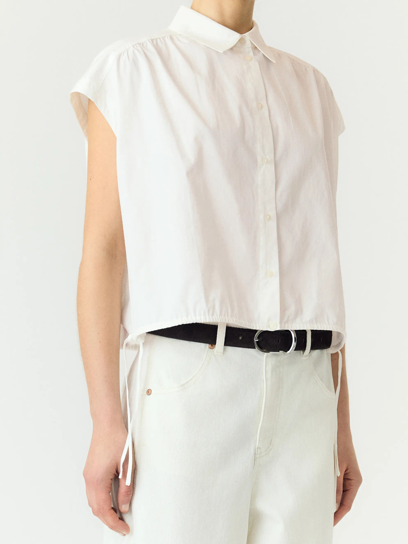 Yaslea short shirt wit