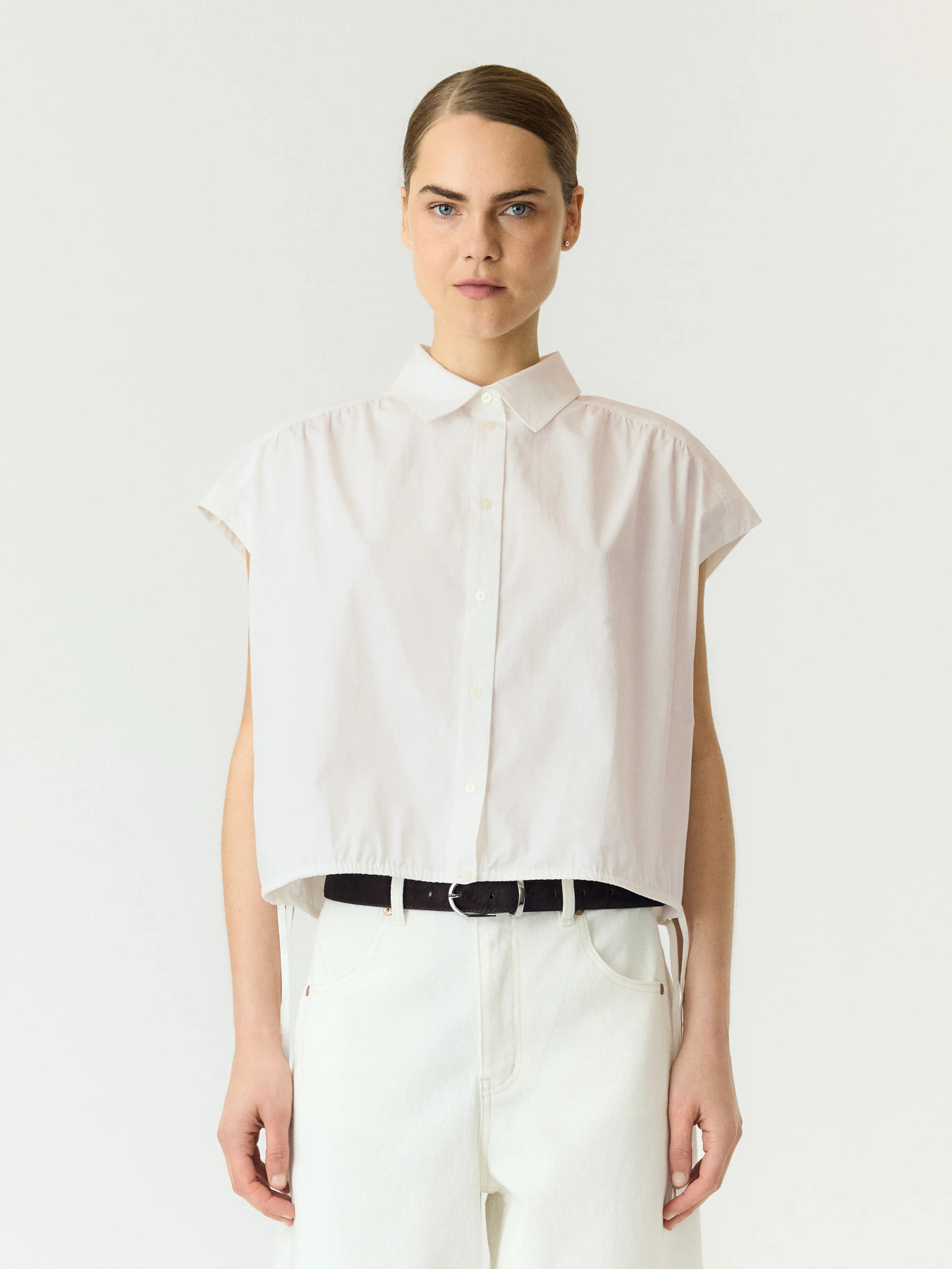 Yaslea short shirt wit