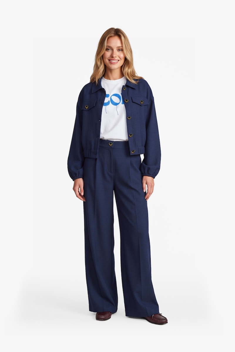 Arlene jacket blauw Fluresk