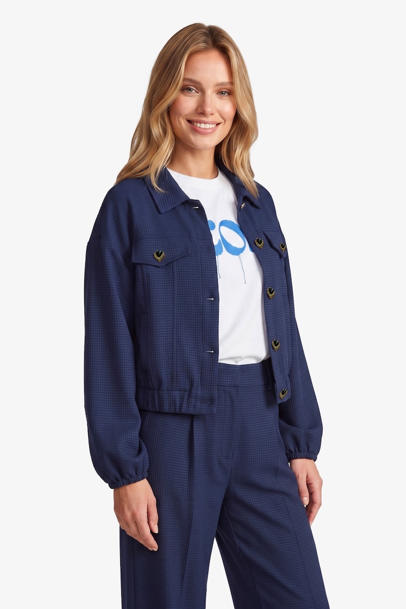 Arlene jacket blauw Fluresk
