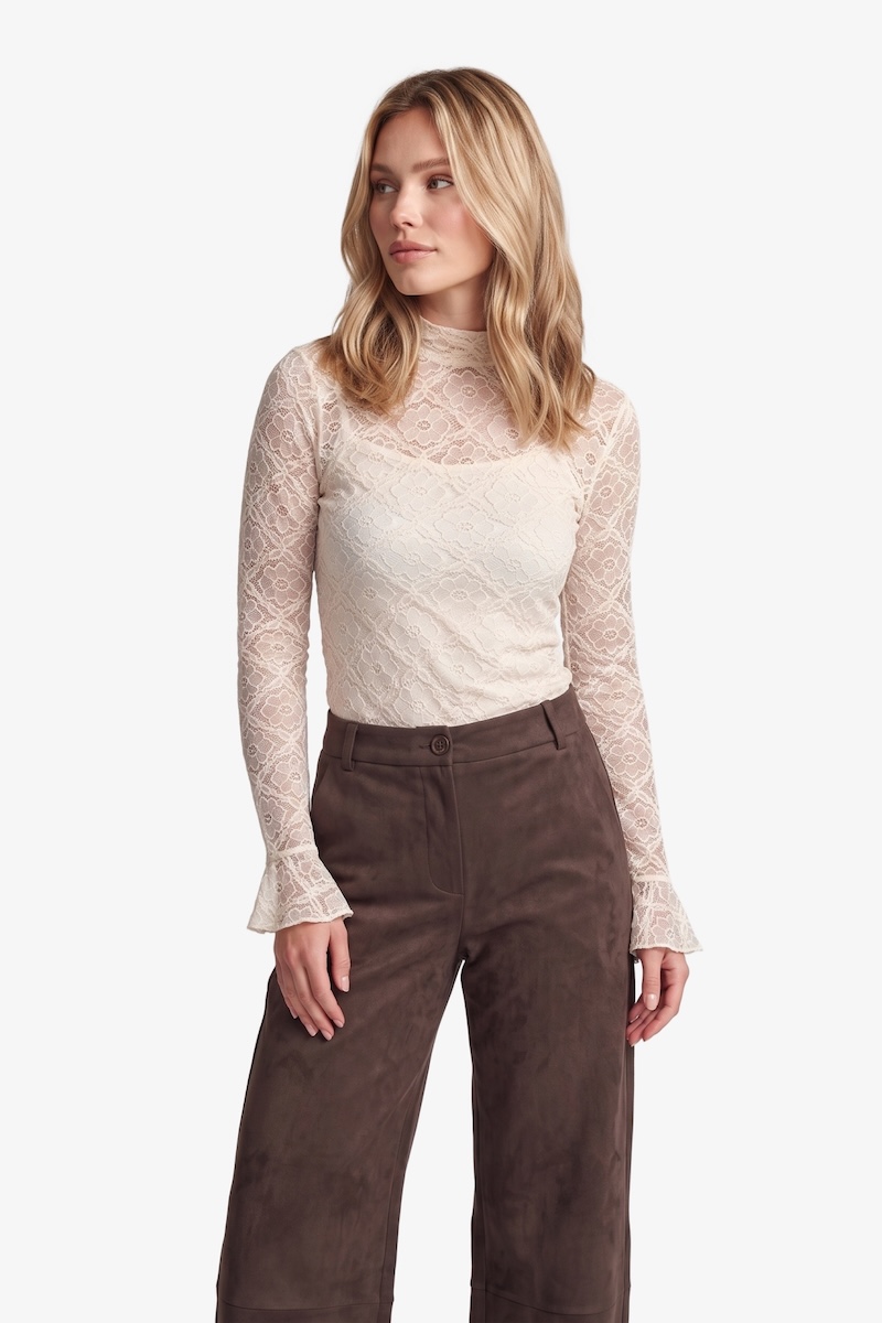 Leena top fluresk
