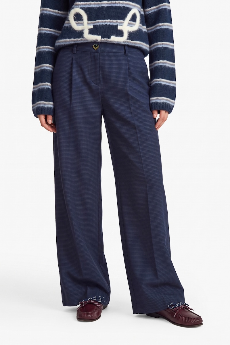 Ronja pants blauw fluresk