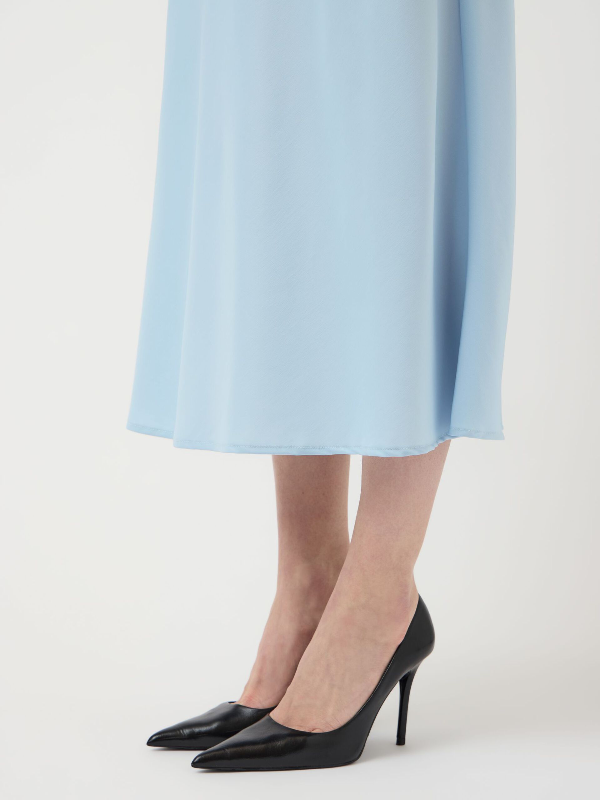 Yaspella midi skirt blauw