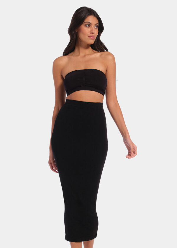 Bodycon skirt/dress zwart - Afbeelding 3
