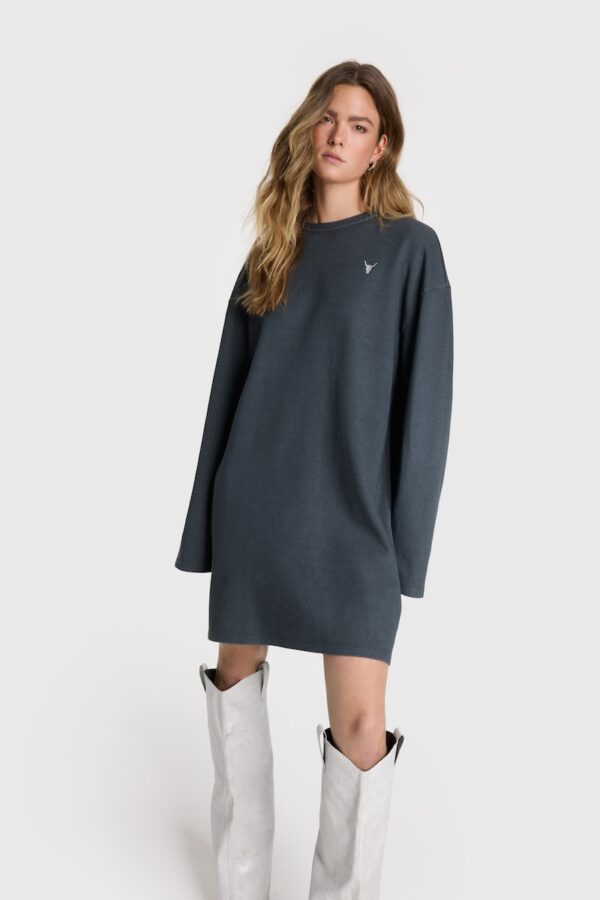 Ladies knitted sweater dress alix the label