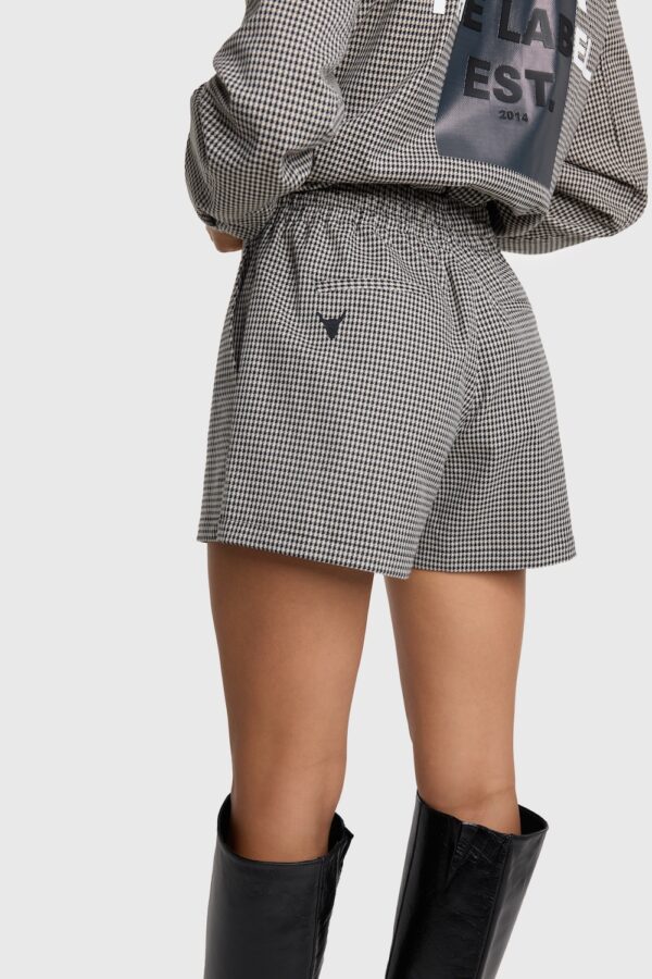Ladies woven boucle shorts alix the label
