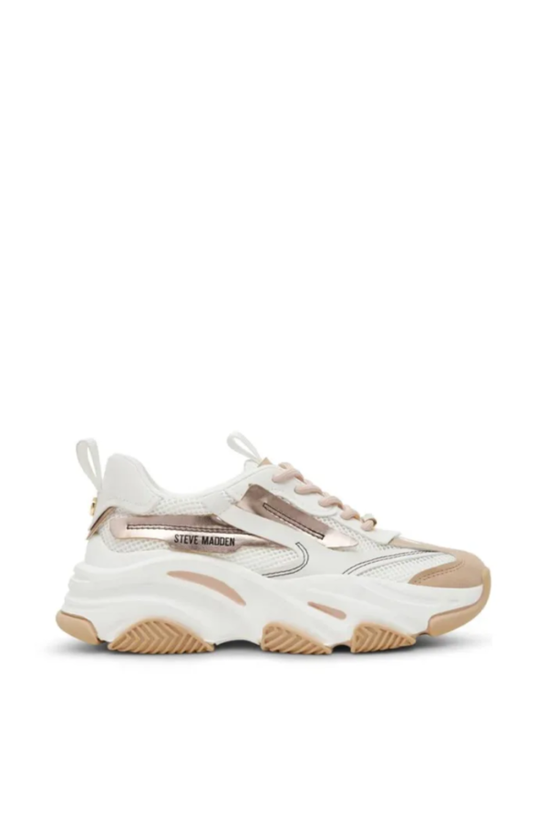 Possession sneaker cream rose gold