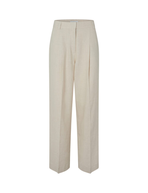 Christiana pantalon natural linen mbym