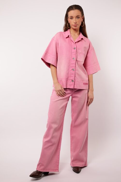 Shannon pants fluresk roze
