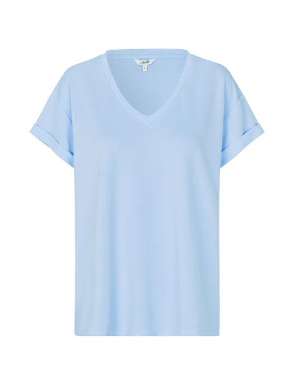 Amana t-shirt vhals blauw