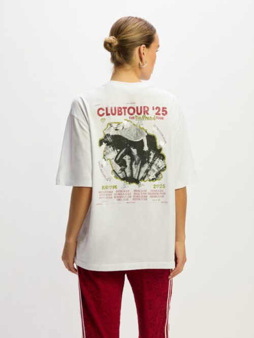 Ladies knitted oversized t-shirt Maggy rood refined department