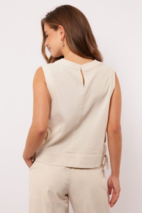 Vivianna top sand Fluresk