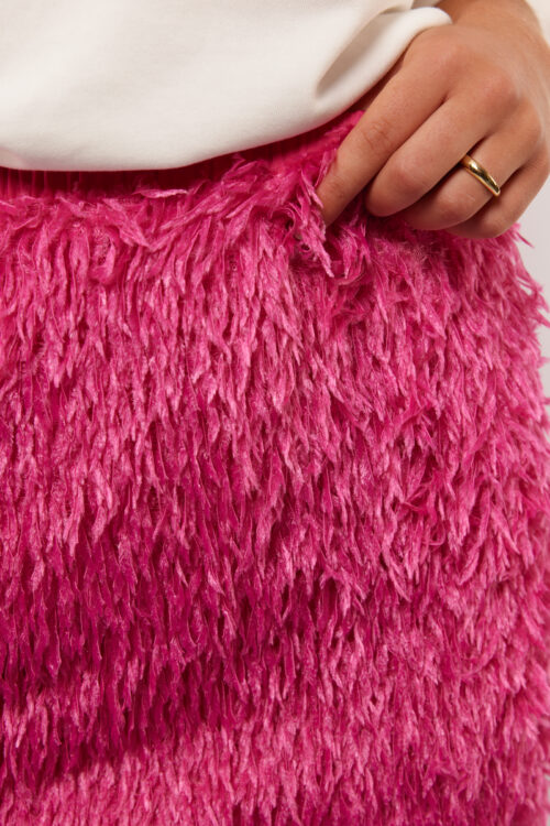Arianne skirt bright pink fluresk