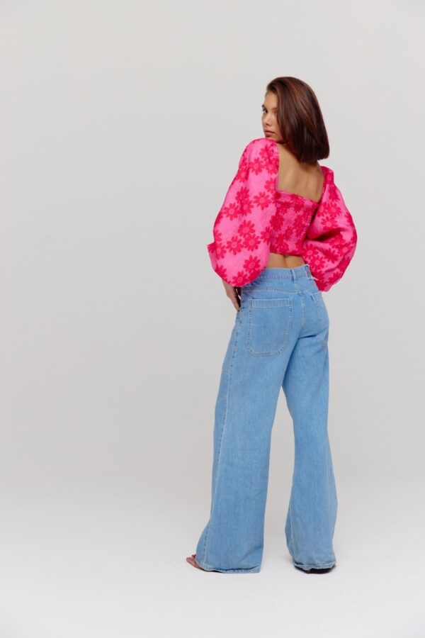 Evi top raspberry pink harper and yve