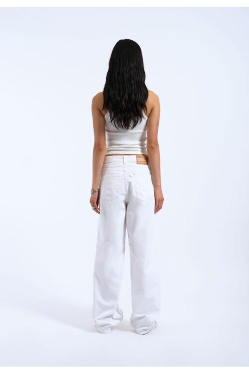Hill white dr. denim