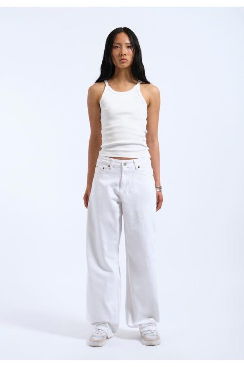 Hill white dr. denim