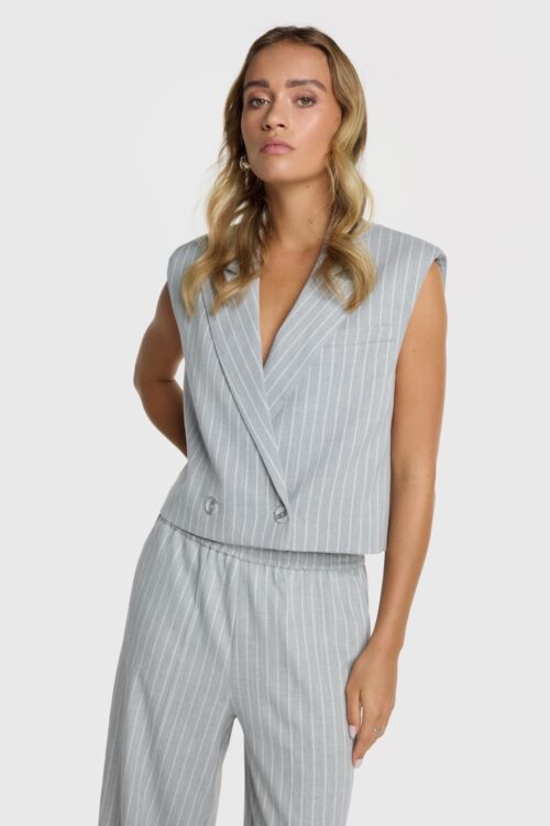 Pinstripe waistcoat alix the label