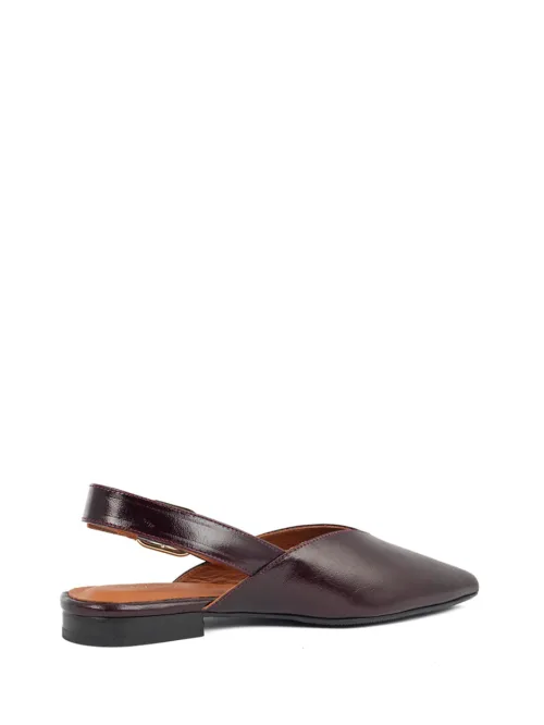 Sheri slingbacks babouche bordeaux