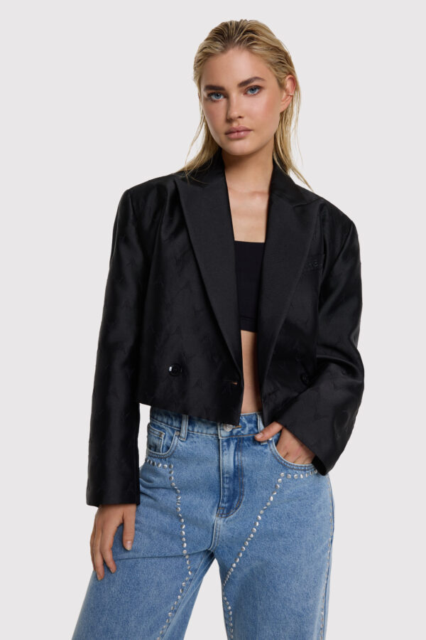 Bull cropped blazer