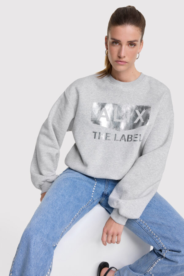 Foil logo sweater