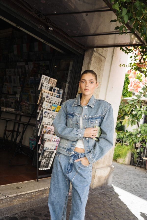 Studs denim jacket