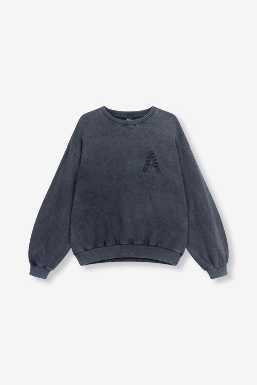 Acid washed sweater alix the label