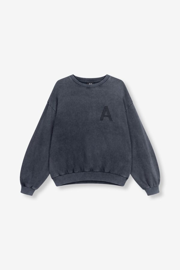 Acid washed sweater alix the label