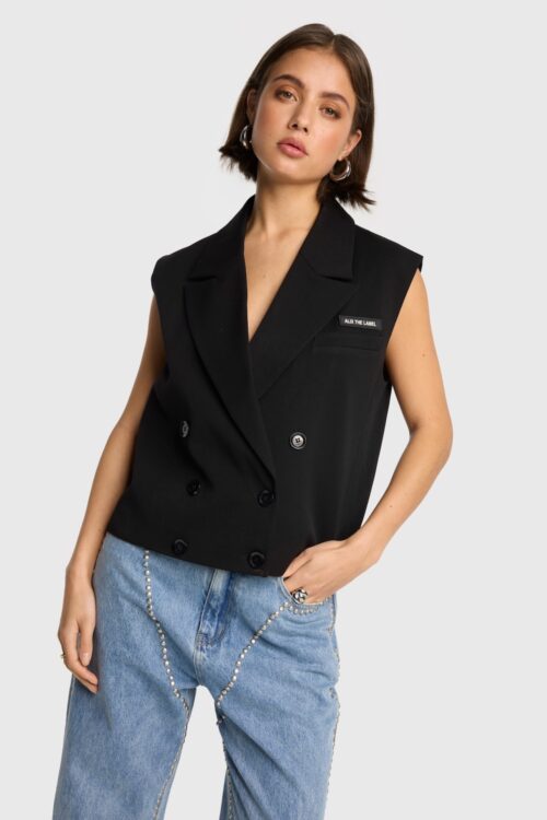 Breasted waistcoat alix the label