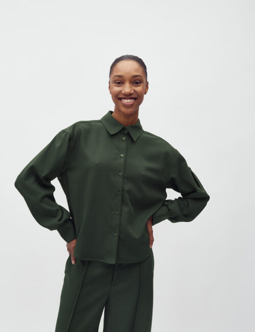 Cammia blouse groen mbym