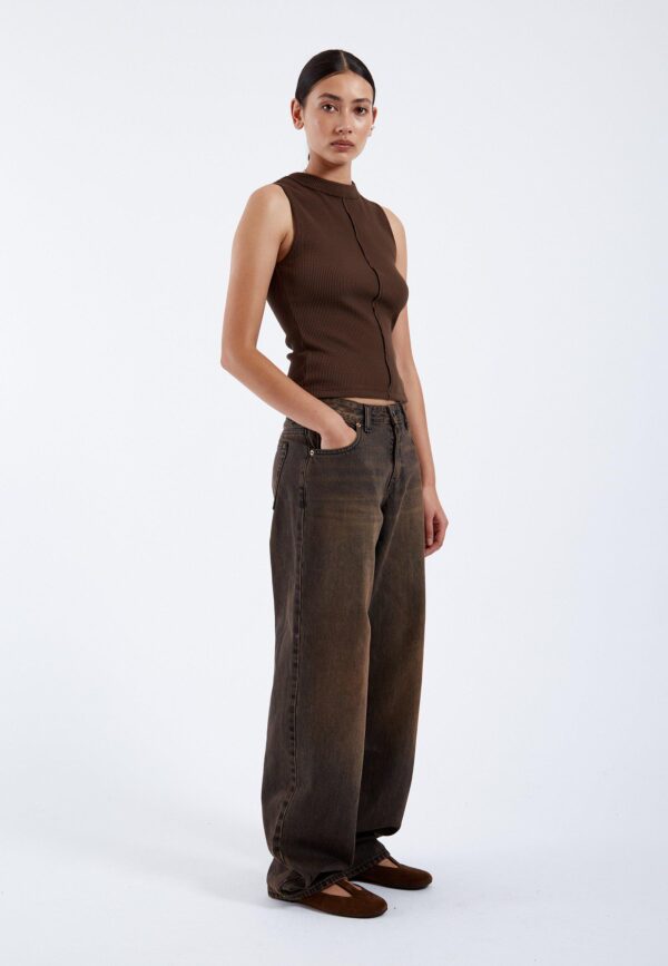Hill jet brown used dr. denim