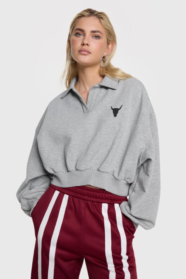 Knitted polo sweater alix the label