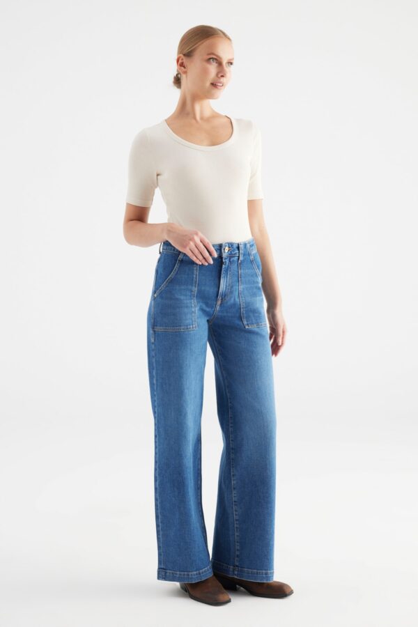 Lulu jeans medium blue coj denim