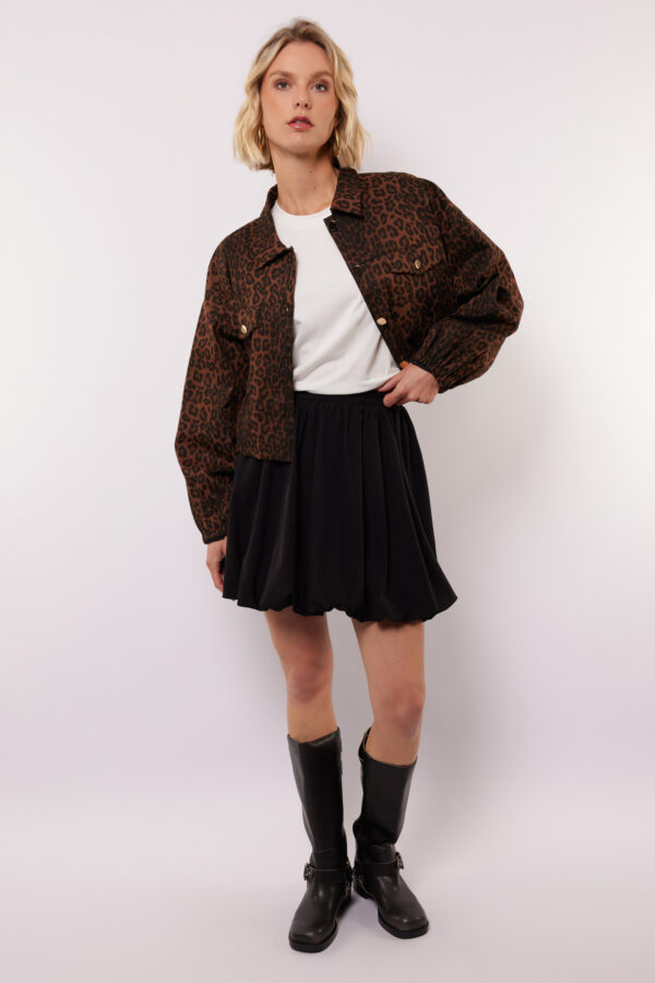Naime skirt black fluresk