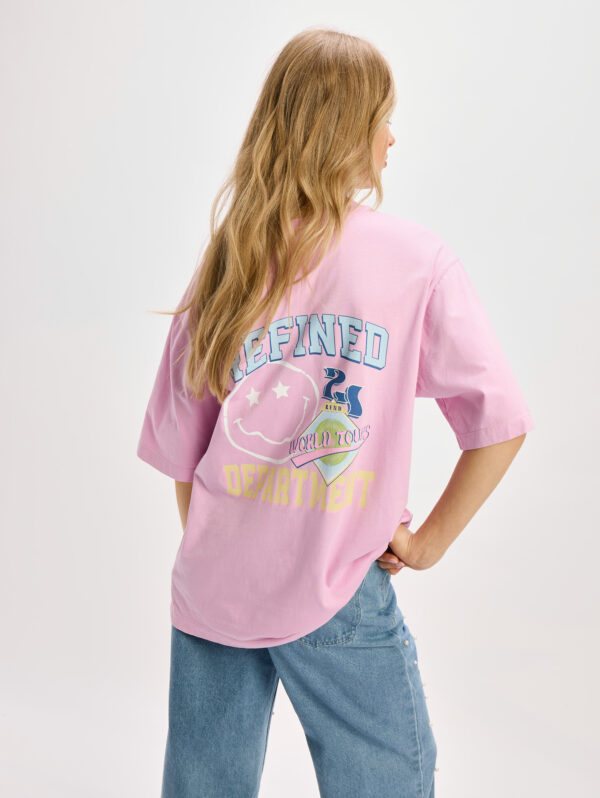 Oversized t-shirt Maggy Refind Department roze