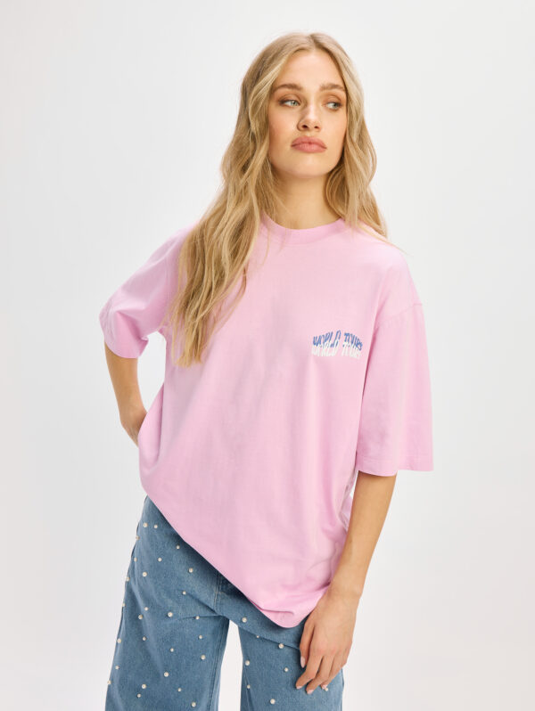 Oversized t-shirt Maggy Refind Department roze