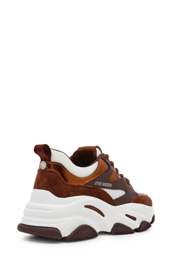 Progressive sneaker bronze
