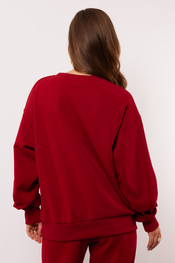 Senara sweater rood fluresk