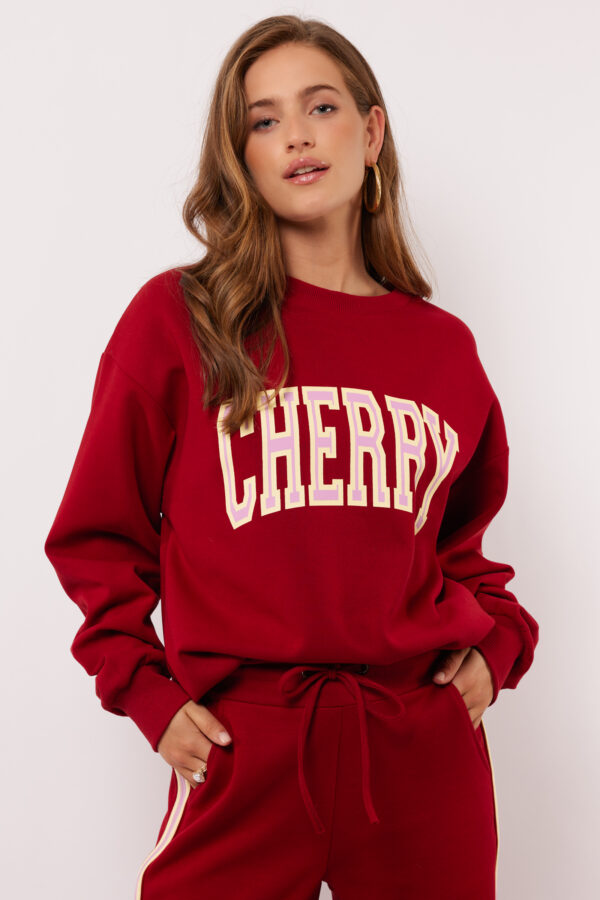 Senara sweater rood fluresk