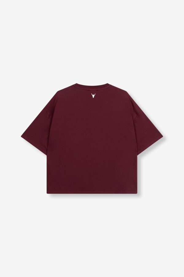 The Label T-shirt bordeaux alix the label 1