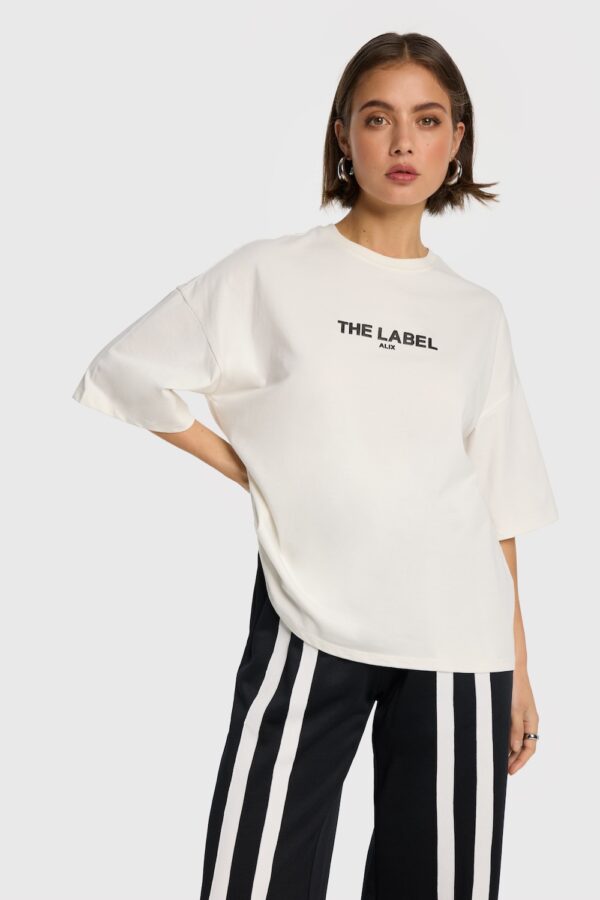 The Label T-shirt off white alix the label