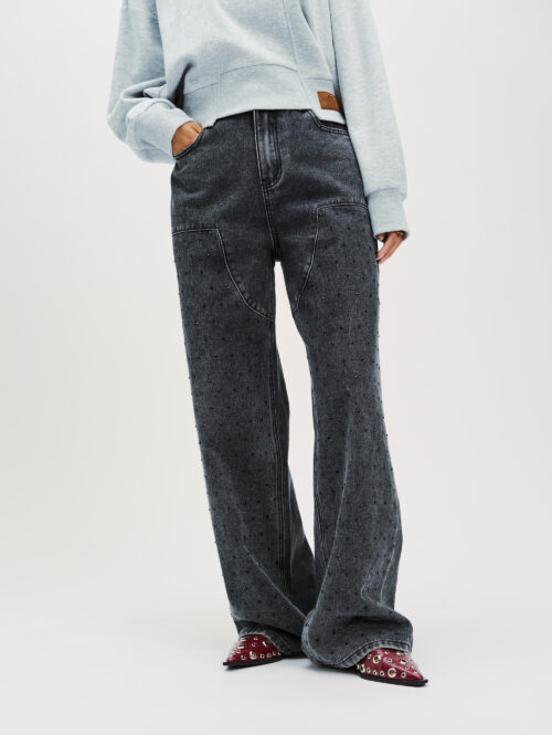 Denim pants studs Payton